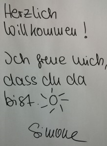 ich freue mich