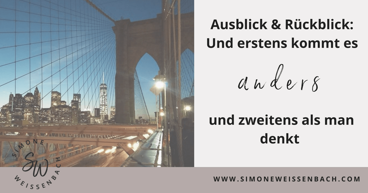 Ausblick 2016 Erstens kommt es anders und zweitens als man denkt