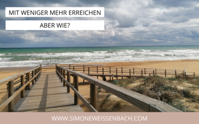 Mit weniger mehr erreichen im Online Education Business. Aber wie?