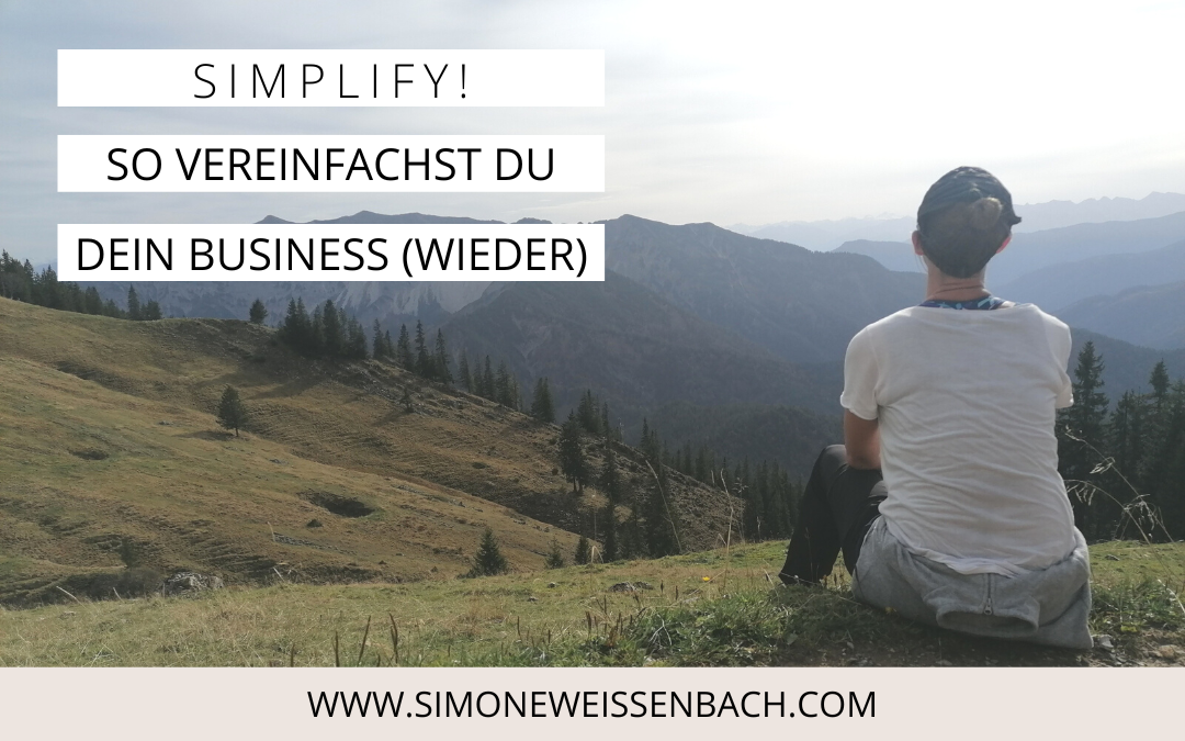 Business vereinfachen Header