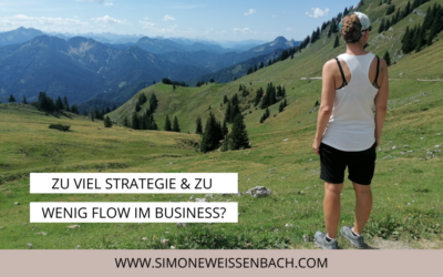 Hast du zu viel Strategie und zu wenig Flow im Business?